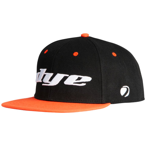 Dye Hat LRG Logo Black/Orange Snap Back
