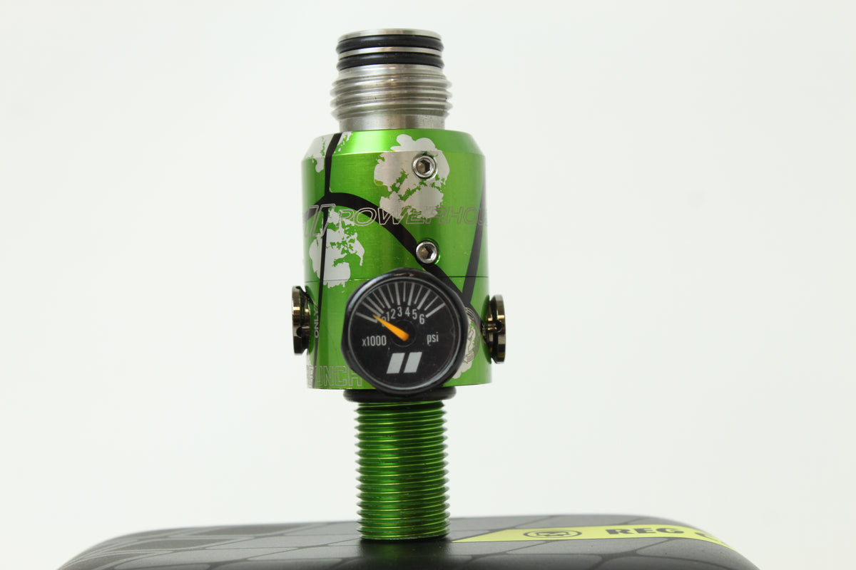 Powerhouse Counterpunch Regulator Emerald Burst Paintball Wizard