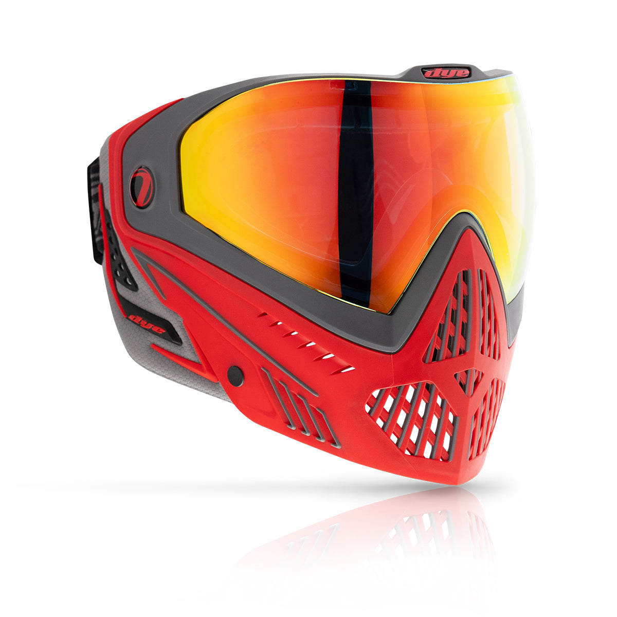 Dye I5 Mask Shadow Fire (Grey / Red) Paintball Wizard