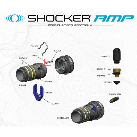 SP Amp Part - Tailcover Detent Spring