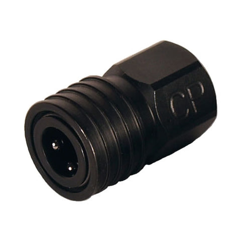 Custom Products Quick Disconnect Coupler- Female - Black