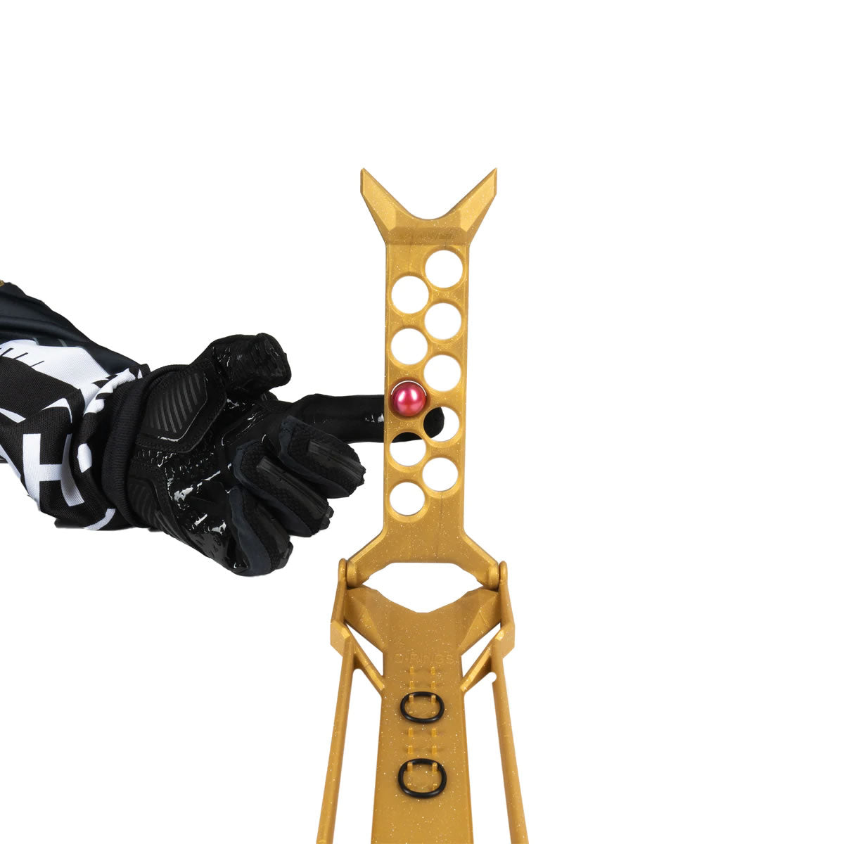 HK Army Joint Folding Gun Stand Gold Paintball Wizard