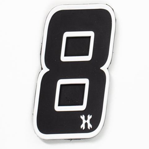 HK Army Rubber Number Patch W/ Velcro - "8"
