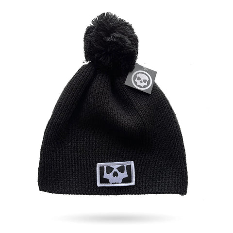 Infamous Knit Beanie - Skull Icon - Black