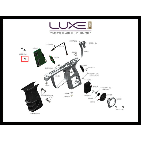 DLX Luxe Part - Board Screw - SSB001