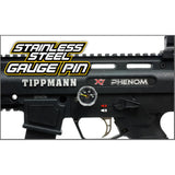 TechT Tippmann Black Stainless Steel Gauge Pin for Phenom