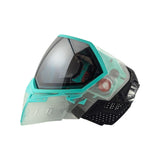 Empire EVS Goggle - Clear / Teal W/ Silver Mirror Fade Lens