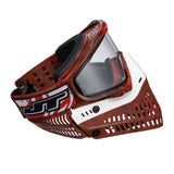 JT Proflex LE Mask - Marble Red/Black Frame - White Nose / Red/Black Marble Skirt w/ Standard Chin Strap