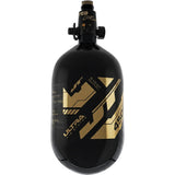 JT Ultra Light Tank w/ Flo Pro Regulator - 68ci - Black W/ Gold Mirror Logo