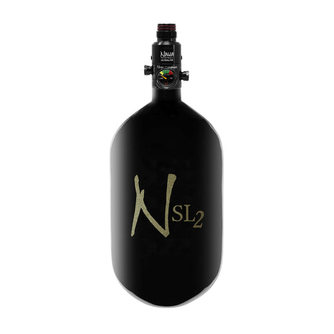 Ninja SL2 68ci 4500psi Hpa Bottle Black W/Metallic Gold Logo