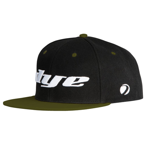 Dye Hat LRG Logo Black/Olive Snap Back