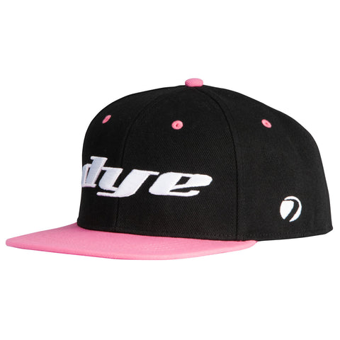 Dye Hat LRG Logo Black/Rose Snap Back