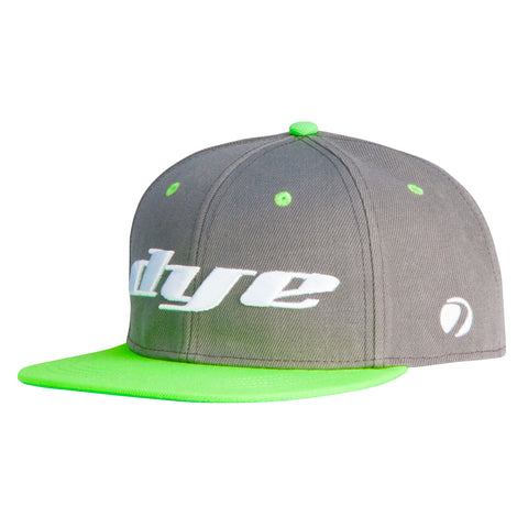 Dye Hat LRG Logo Grey/lime Snap Back