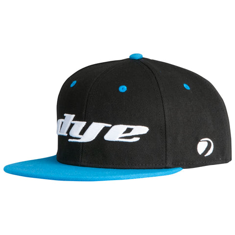 Dye Hat LRG Logo Black/Cyan Snap Back