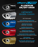 Dye Skeletonized ASA Knob – Fits DYE DSR PRO, CZR, M2/M3s - Dust Black