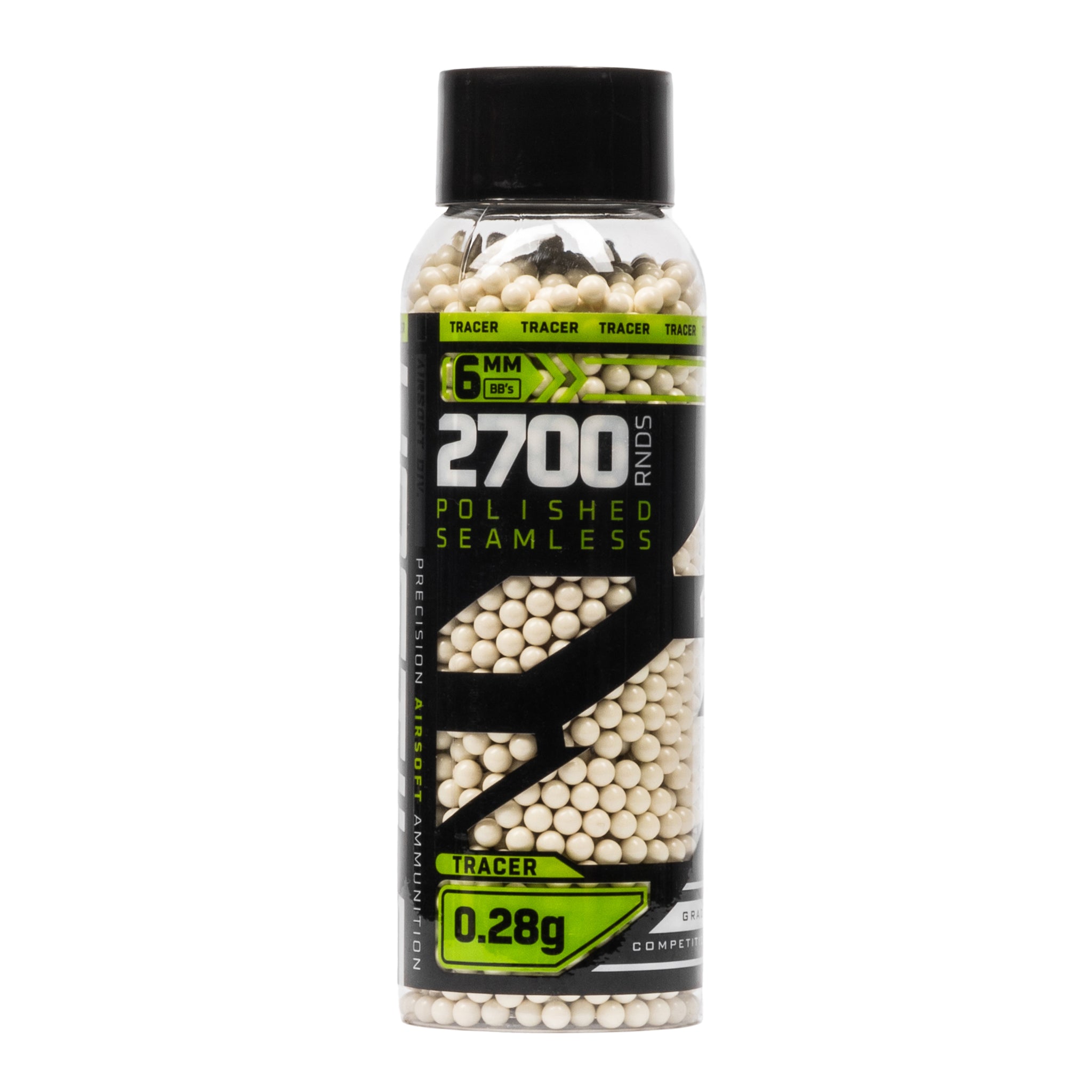 HK Army BB Hostile - Tracer .28G BB's - 2700ct - Green – Paintball