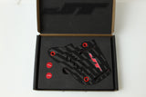 JT Proflex Inline Earset W/ Thumb Screws - Red