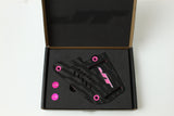 JT Proflex Inline Earset W/ Thumb Screws - Hot Pink