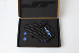 JT Proflex Inline Earset W/ Thumb Screws - Navy Blue