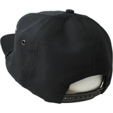 JT Hat - Skipper - Black w White Circle Logo - Puff Embroidery