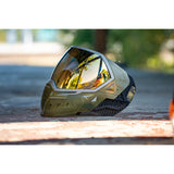 Empire EVS Mask - Clear / Olive W/ Thermal Gold Mirror Lens