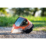 Empire EVS Goggle - Clear / Orange W/ Black Chrome Lens