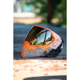 Empire EVS Goggle - Clear / Orange W/ Black Chrome Lens