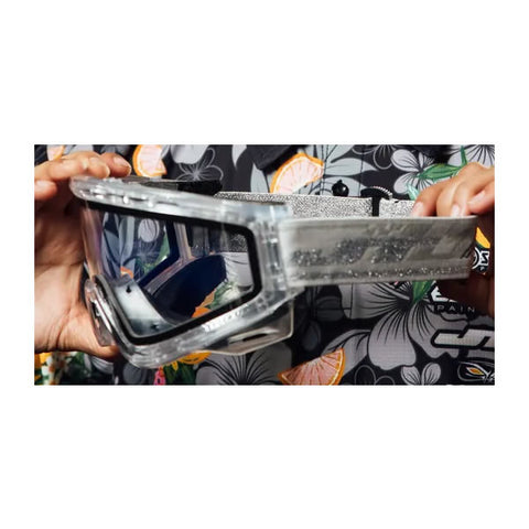 JT Paintball QLS - ICE Aquamarine w/ Clear Lens and Strap