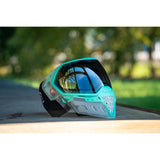 Empire EVS Goggle - Clear / Teal W/ Silver Mirror Fade Lens
