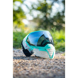 Empire EVS Goggle - Clear / Teal W/ Silver Mirror Fade Lens