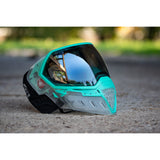 Empire EVS Goggle - Clear / Teal W/ Silver Mirror Fade Lens