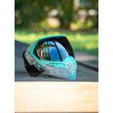 Empire EVS Goggle - Clear / Teal W/ Silver Mirror Fade Lens