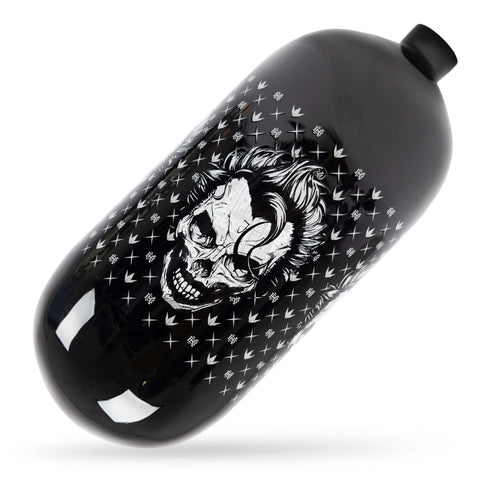 Bunkerkings FN Lite Air Bottle Only - 90ci 4500psi - Black Joker Skull
