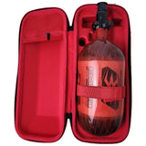 Empire Universal Tank Case - Black W Red Zipper