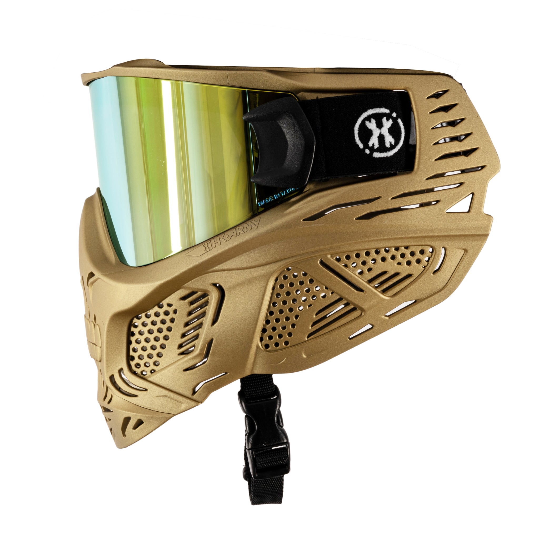 HK Army HSTL Skull Goggle - Metallic Gold – Paintball Wizard