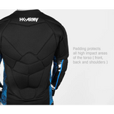 HK Army Crash Chest Protector - Black - X-Small / Small