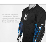 HK Army Crash Chest Protector - Black - X-Small / Small