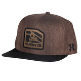 HK Army Snapback Hat - Clip - Black / Tan