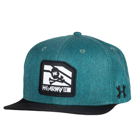 HK Army Snapback Hat - Clip - Black / Teal