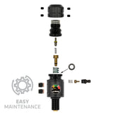 HK Army Turbine PRO Regulator - Long Body - Black