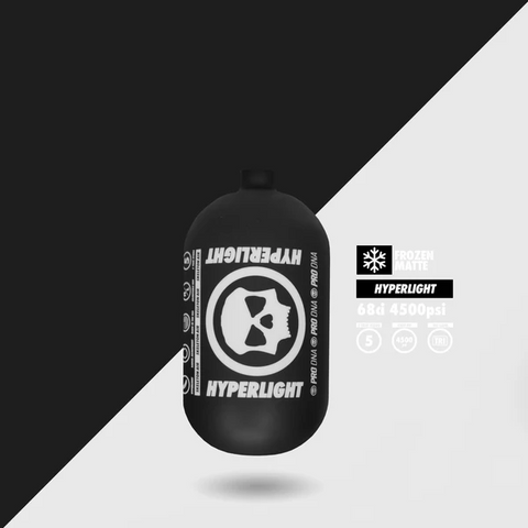 Infamous "Frozen Matte" Hyperlight Tank - 68CI - Black / White