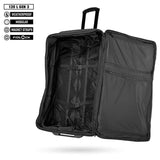 Infamous FNDN® 120L Modular Weatherproof Rolling Gearbag - XL (GEN 3)