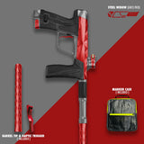 Infamous CS3Pro - Steel Widow (Red/Medium Grey)