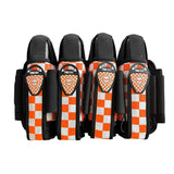 Infamous Pro DNA Lockdown Harness - 4+7 - Checkered - UV Orange