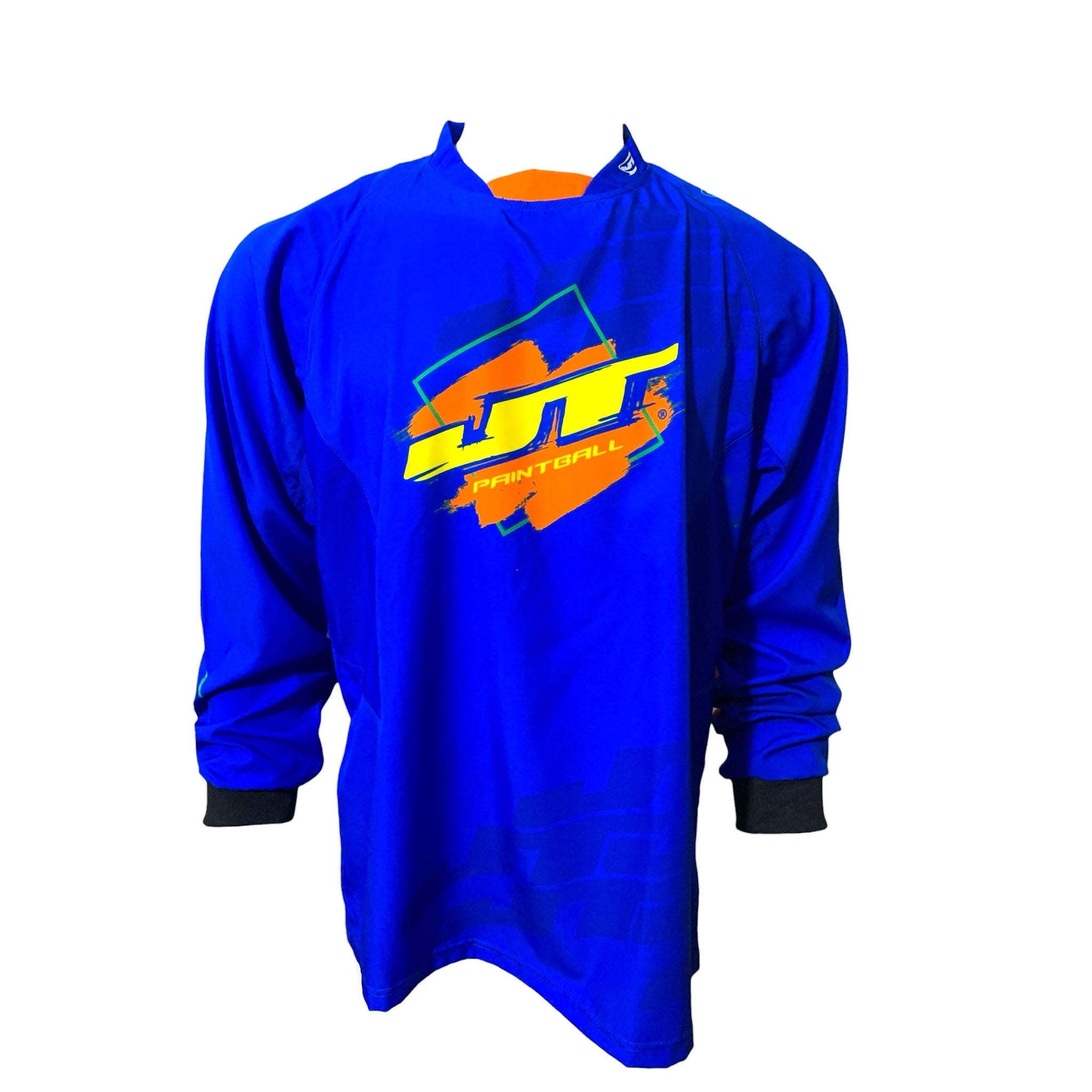 JT Spring Edition Jersey - Blue / Orange - XX-Large – Paintball Wizard