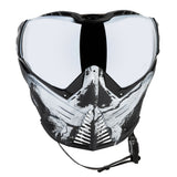 Push Unite MKII - Goggle - Warlord Omen (Black/White Skull) - Chrome Silver Lens