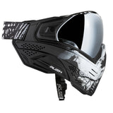 Push Unite MKII - Goggle - Warlord Omen (Black/White Skull) - Chrome Silver Lens
