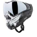 Push Unite MKII - Goggle - Warlord Omen (Black/White Skull) - Chrome Silver Lens