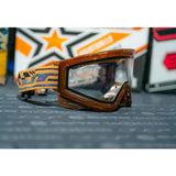 JT QLS Complete Goggle Frame - Ice Brown w/Clear Lens
