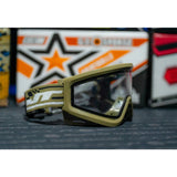 JT QLS Complete Goggle Frame - Olive w/Clear Lens